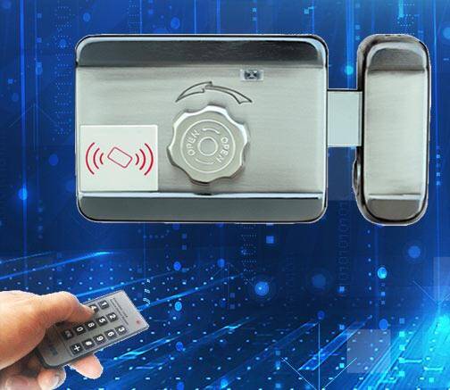免布线系统刷卡一体锁电子遥控电磁